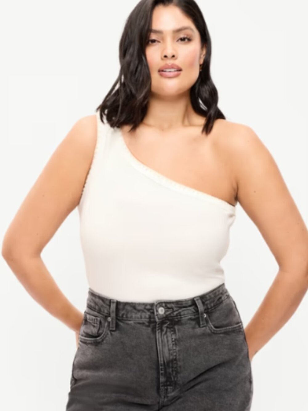 Old Navy Ribbed One-Shoulder Tank Top NWT